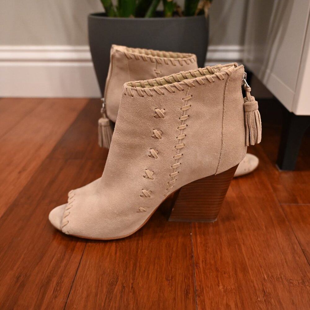 Marc Fisher Genesa Toe Open Booties Size 10 | Size 10 - Picture 5 of 16